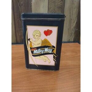 Milky Way Dark Valentine's Day Tin 1991 Vintage